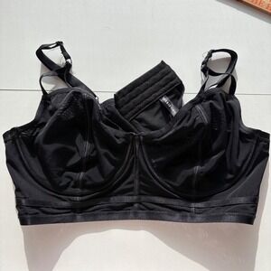 Torrid Curve Black Mesh‎ Underwire Full Figure Bra Size 3